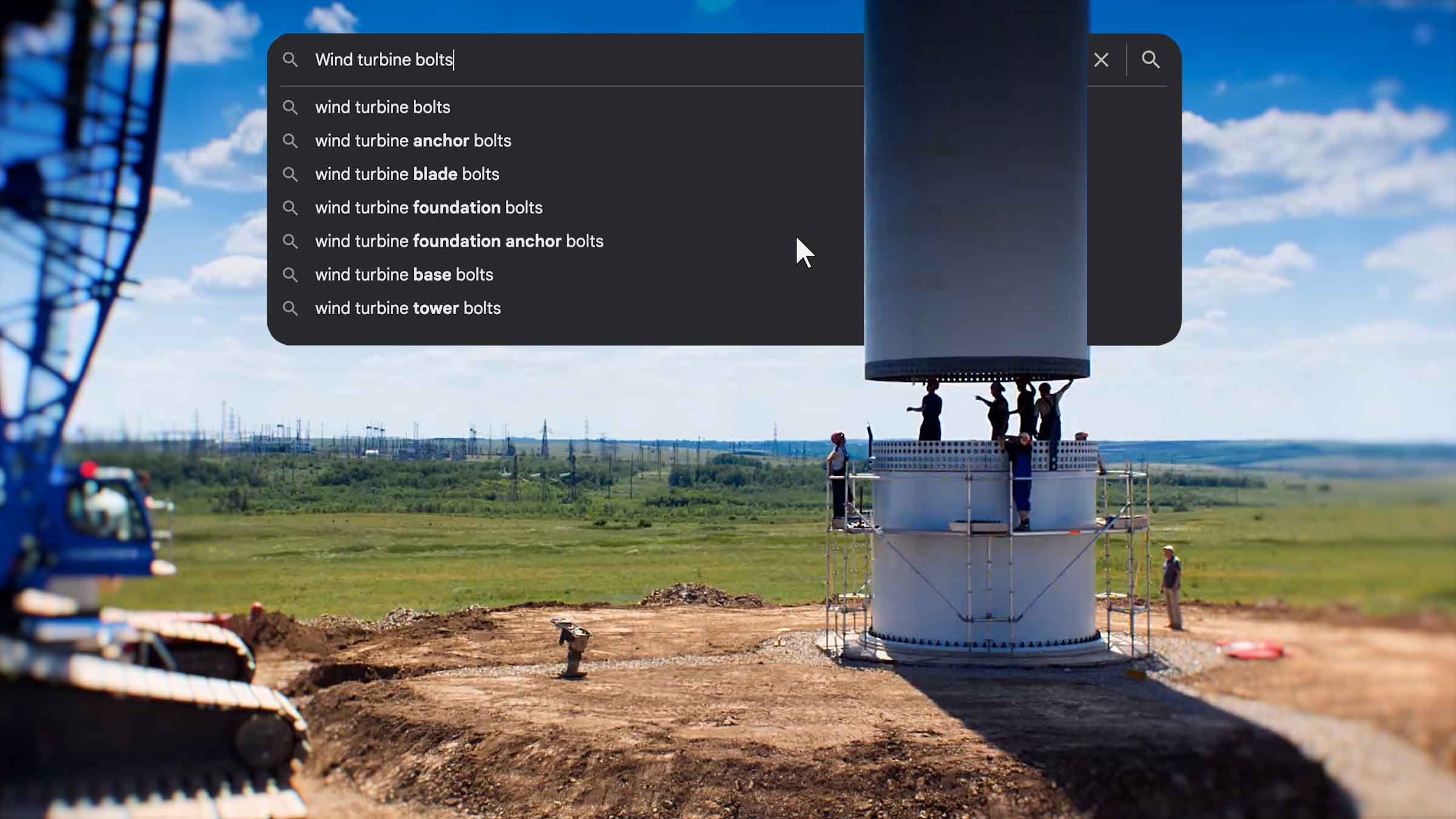 Wind turbine bolts research query Google