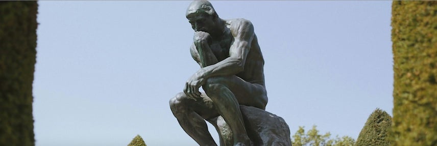 Thinking Man Garden Statue