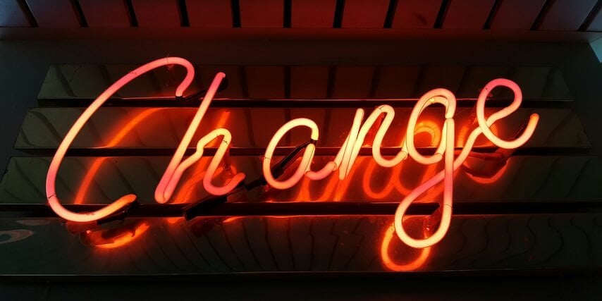 change sign