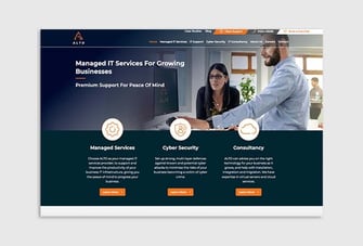 Alto website homepage