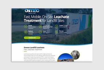 Osmeo website homepage