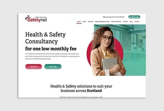 Safetynet website homepage