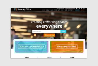 Share my office website homepage Share my office website homepage