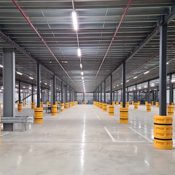 Large indoor warehouse