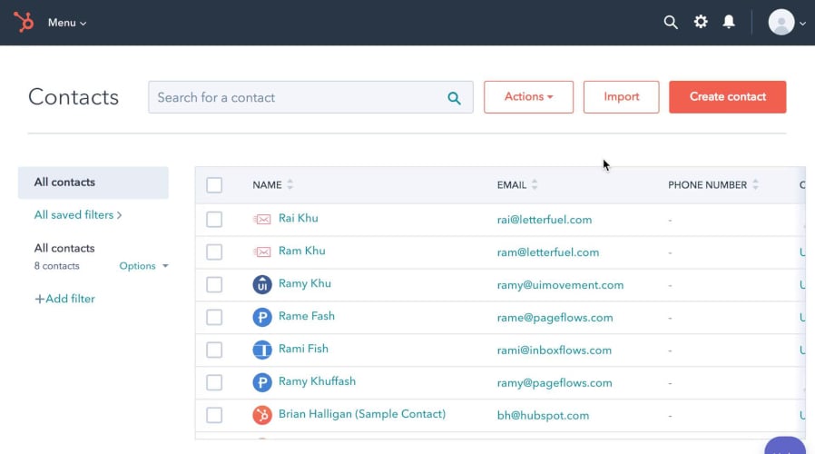 hubspot-crm-lists