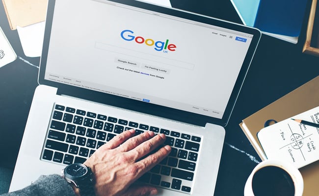 Google Search On Laptop