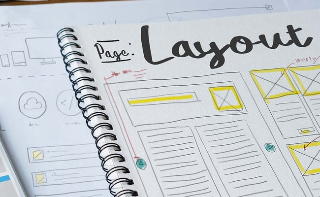 Website Layout Sketch