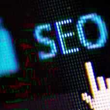 SEO Written On Screen