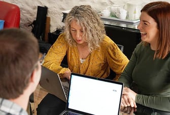 Content meeting in the office