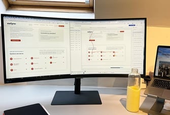 Hotjar recording on screen