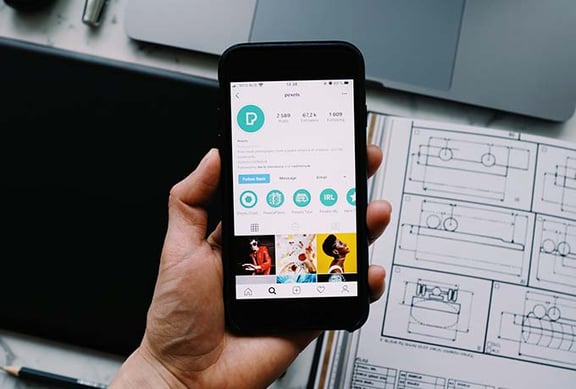 instagram feed on mobile