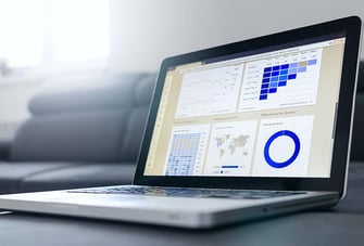 Website Data On Laptop