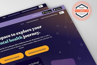 Soluna website with Hubspot Partners logo