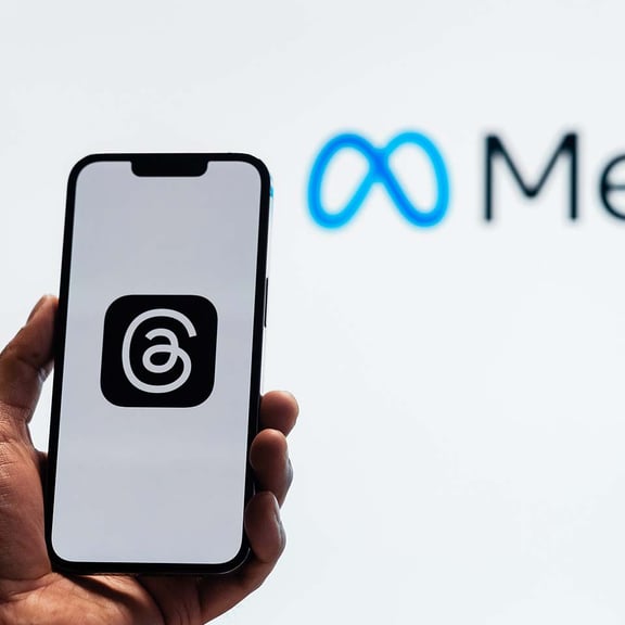 Threads Logo On Mobile Screen