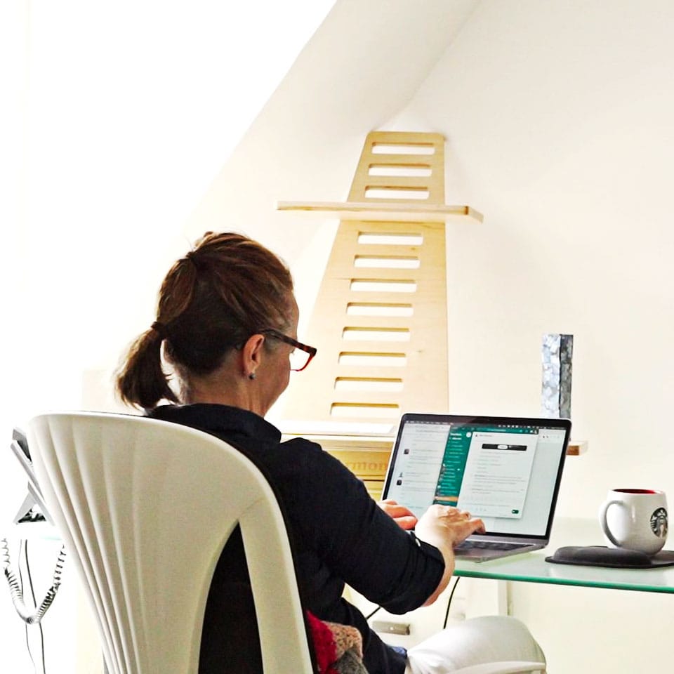 Working in the office