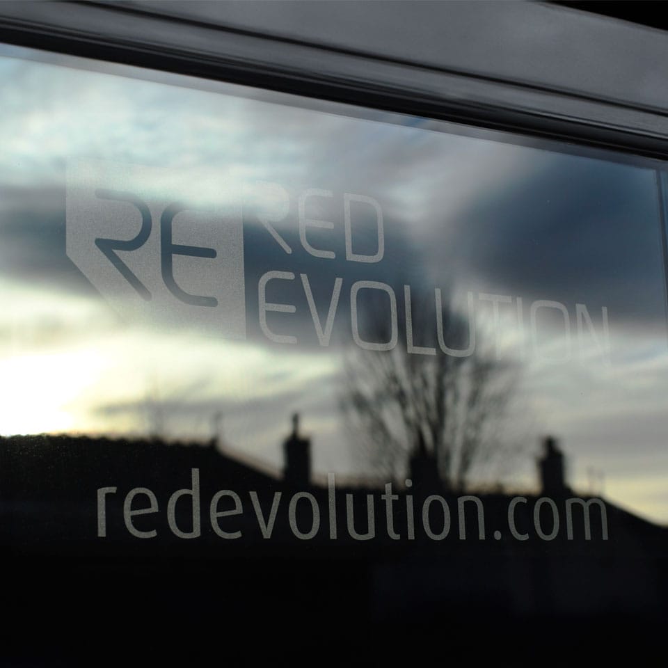 Red Evolution Office Window