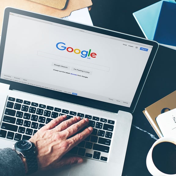 Google Search On Laptop