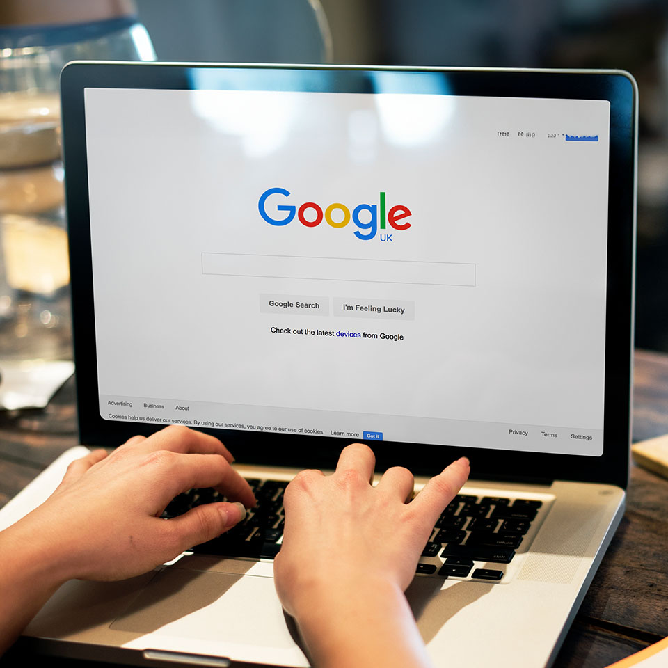 Google Search On Laptop