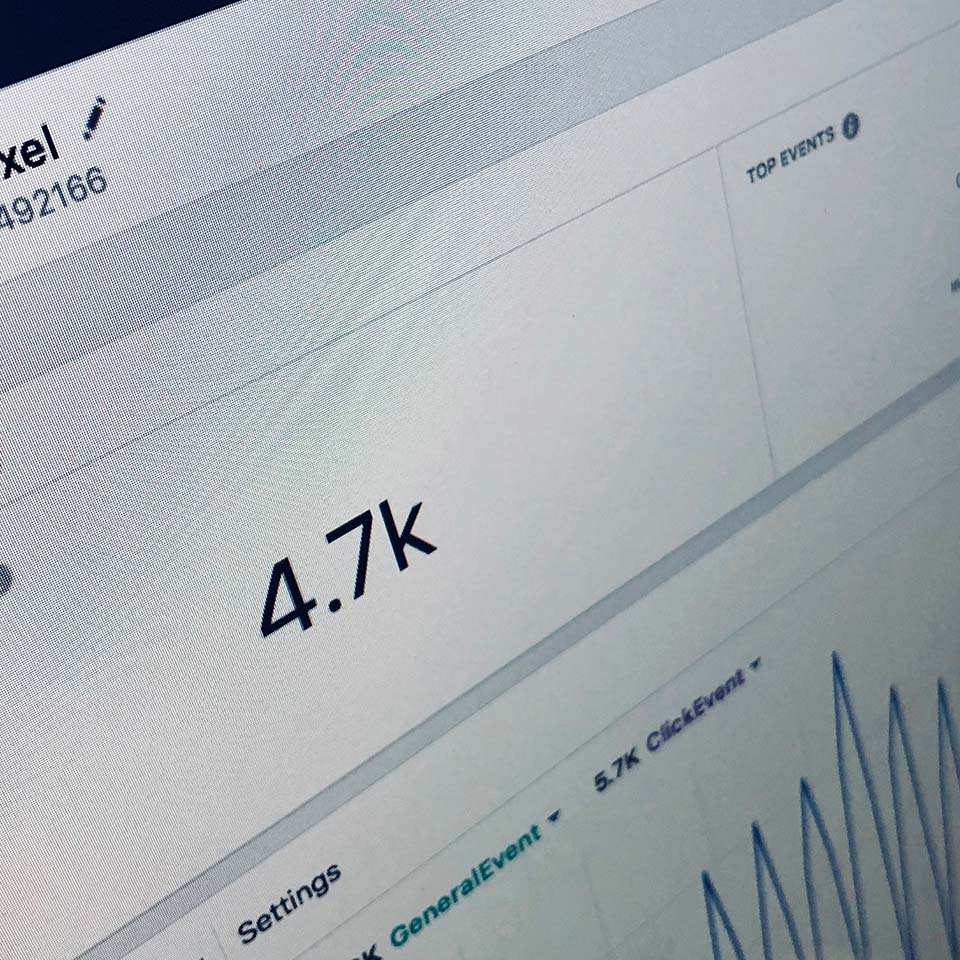close up of search console data