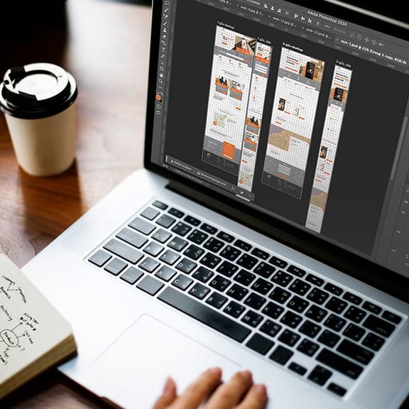 website homepage design