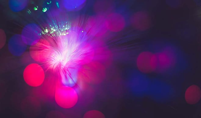 red and blue lights
