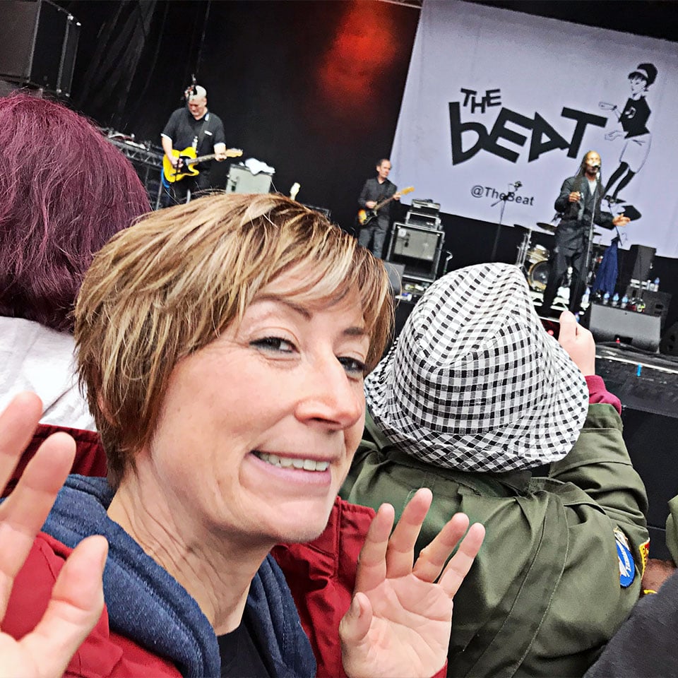 Claire Cormack at a music concert