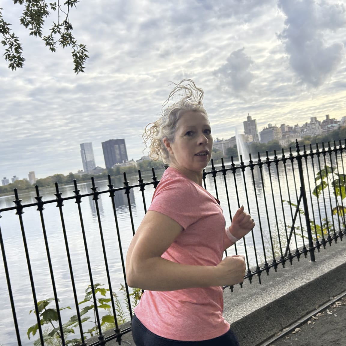 Julie Running In Central Park
