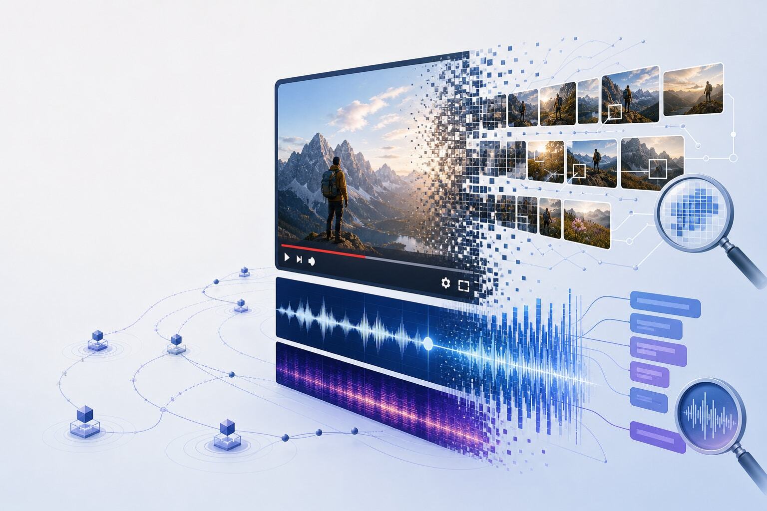 AI analyzing YouTube video decay