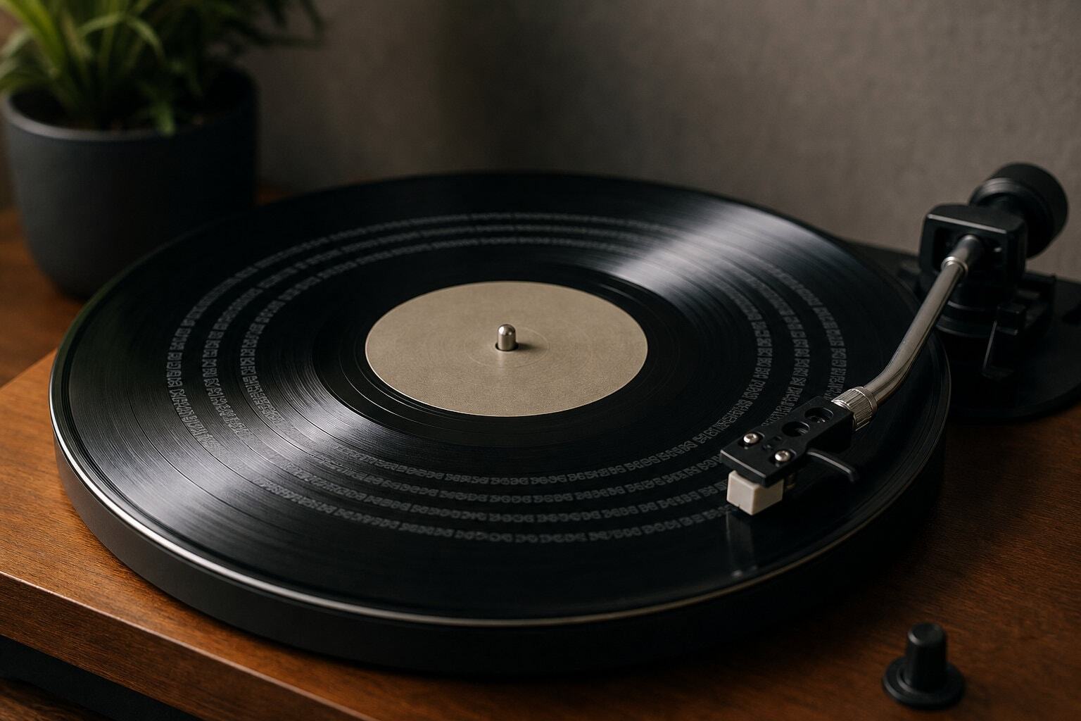 Vinyl record player