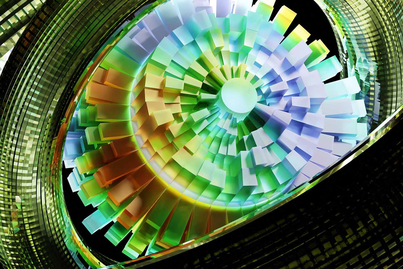 Artistic interpretation of a digital eye