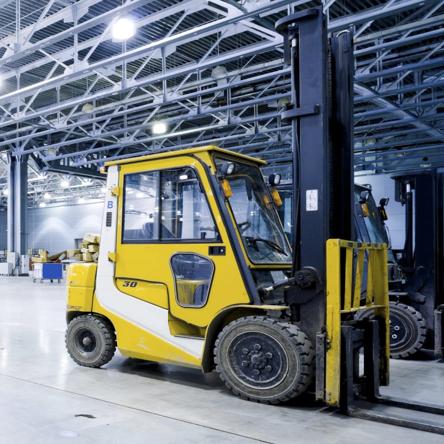 Picture of inside a warehouse